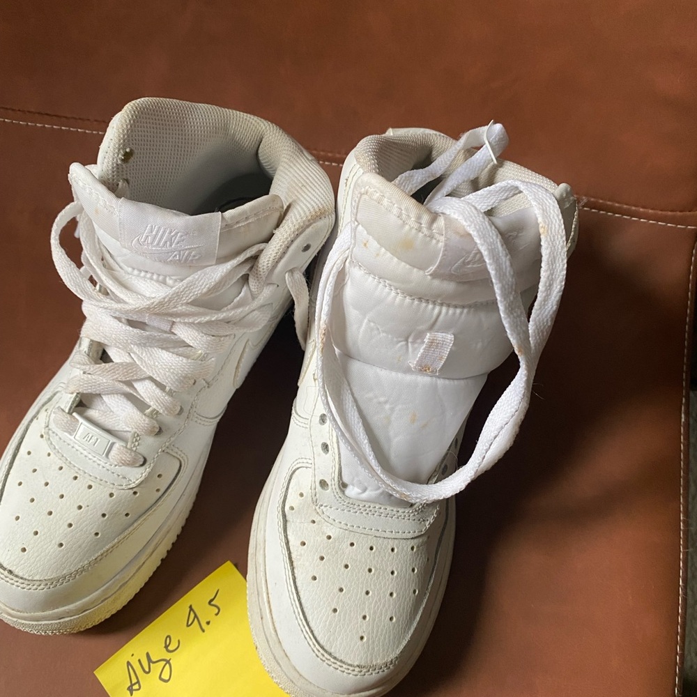 Nike White High-Top Sneakers